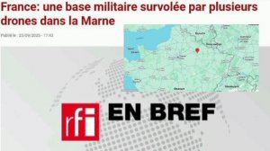 ‼️🇫🇷🏴☠️Неизвестные БПЛА заметили над военными объектами во Франции — RFI