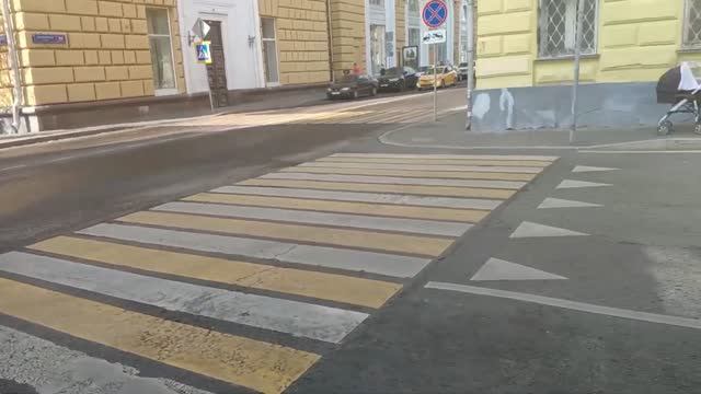 Дорога от метро к пункту выдачи