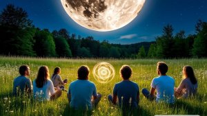 Музыка, которая очищает, защищает и наполняет энергией Полнолуния, звучит на частоте 1000 Гц