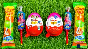 [АСМР] Распаковка сладостей. Киндер яйца и Чупа-чупс.