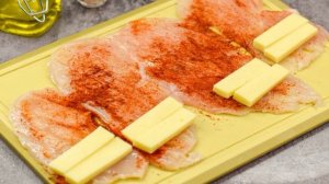 Куриные рулетики в беконе