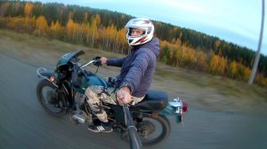 Золотая осень на УРАЛЕ. Вечерний прохват на Урале одиночке до водохранилища