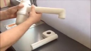 Сборка и установка сифона для раковины с выходом в пол