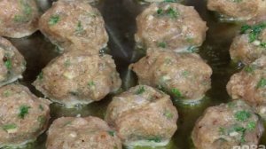 Куриные шарики в соусе