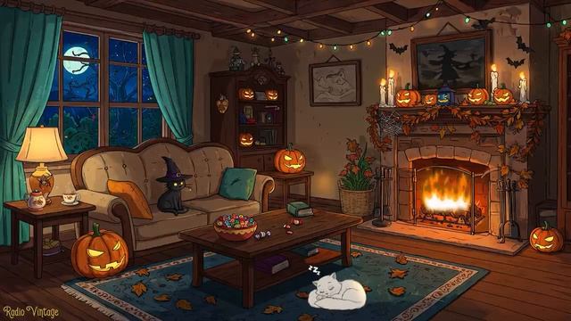A-cozy-autumn-night-1940s-and-you-re-listening-to-vintage-mu