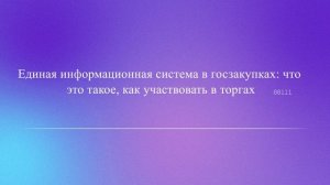 Единая информационная система в госзакупках: что это такое, как участвовать в торгах