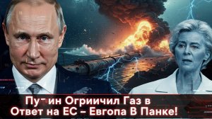 «21 Сентября Шок! Путин Ограничил Газ в Ответ на ЕС — Европа В Панике!»