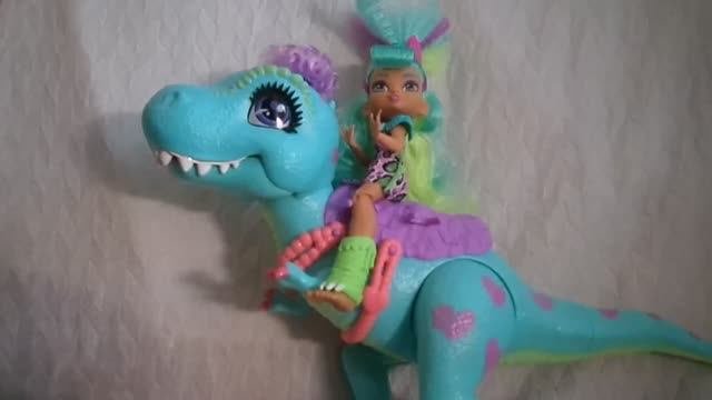 Обзор на девочку Рокелль и динозавр Тайра Cave Club-Пещерный Клуб