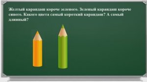 Урок 14. Длина. Сравнение по длине. Начальная школа. Учитель начальных классов.