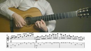 ЛУННАЯ СОНАТА Л. ван Бетховен на Гитаре. Уроки гитары. Ноты и Табы для Гитары IWAKI Guitar