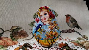 Готовы все матрешки "Времена года" (Радуга бисера, В-557)