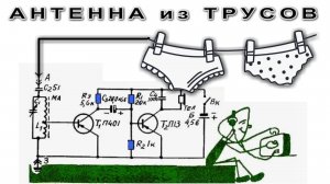 Настоящая АНТЕННА из резинки от ТРУСОВ Ты не поверишь