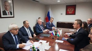 С.Лавров и П.Сиярто, Нью-Йорк, 24 сентября 2025 года