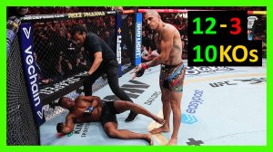 Все нокауты Алекса Поатана Перейры в ММА и UFC