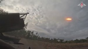 Боевая работа расчета РСЗО «Град» ГрВ «Запад»