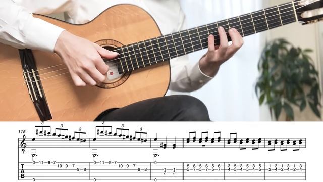 MERRY GO ROUND OF LIFE из Ходячий Замок на Гитаре. Уроки гитары. Ноты и Табы для Гитары IWAKI Guitar