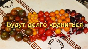 Эти помидоры могут храниться до Нового года.