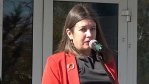 Открытие мемориальной доски в Верх Сузунской школе. Сузунский район.