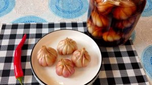 Чеснок по - Корейски // Очень вкусный маринованный чеснок //