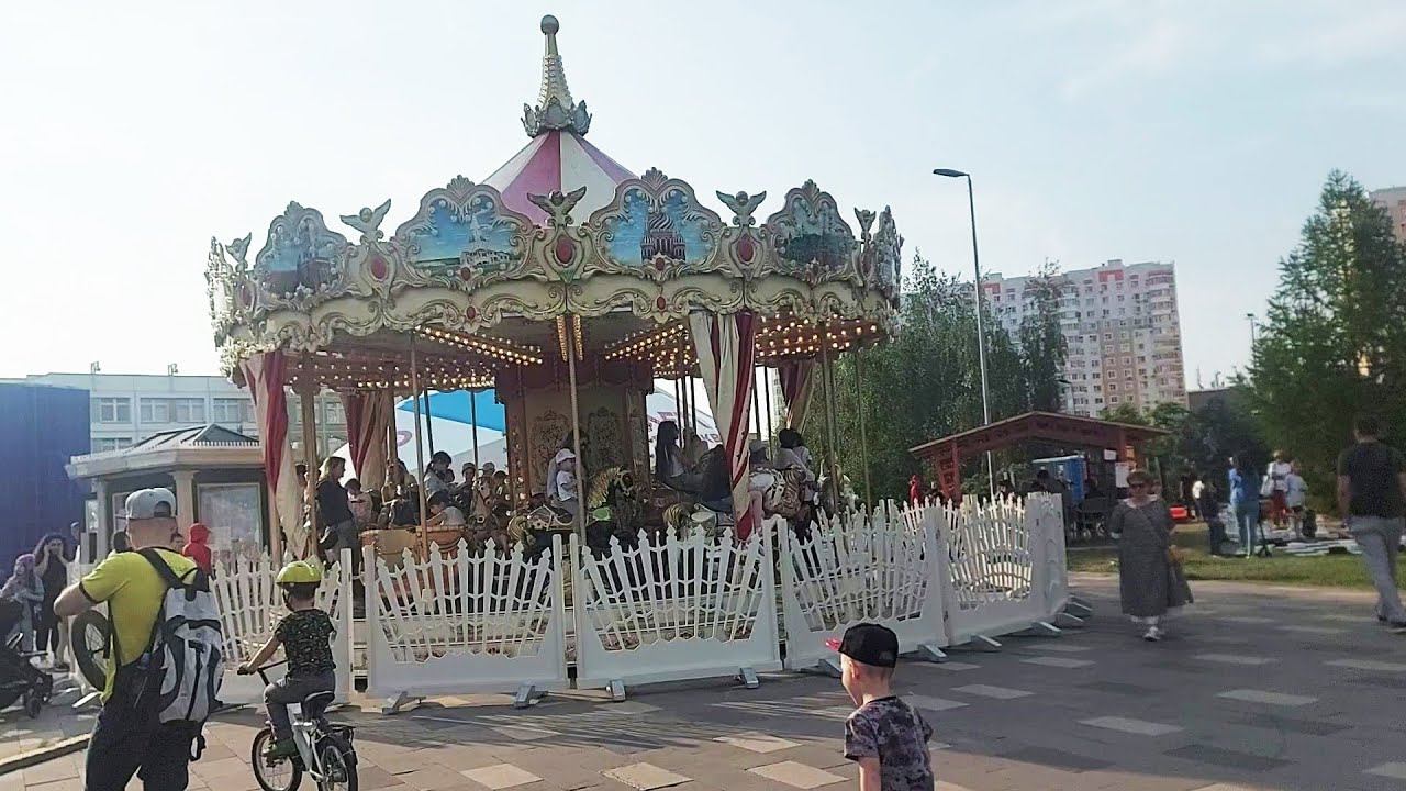 Обзор площадки фестиваля "Лето в Москве" на Лукинской улице (05.06.25)