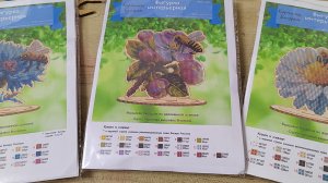 159. Моя цветочная коллекция вышивки на дереве. Часть 2