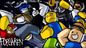 Играю в Roblox игра Заброшенный