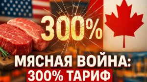 🤔💰 Чем ответят Штаты? Канада ввела рекордные тарифы на говядину. Что будет с ценами на мясо?