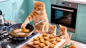 Котики - поварята