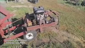 Самодельная картофелекопалка