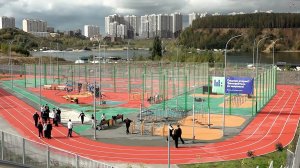 Открытие нового школьного стадиона