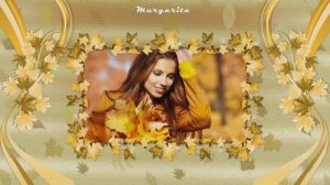 Осенняя женщина словно светится