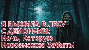 Я ВЫЖИЛА В ЛЕСУ С ДЕМОНАМИ: Ночь, Которую Невозможно Забыть!