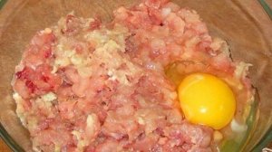 Котлеты из фарша с манкой