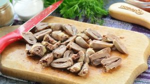 Куриные сердечки по-грузински