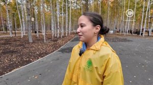 Экоактивисты Нижневартовска высадили в обновленном парке Победы новые саженцы деревьев