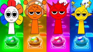 Coffin Dance Спрунки 88 уровень - Мультики про Спрунке | МУЛЬТФИЛЬМЫ SPRUNKI в Tiles Hop