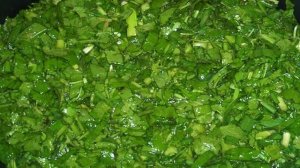 Кюкю из зелени