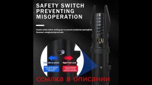 Металлическая ветрозащитная газовая зажигалка с двойным пламенем