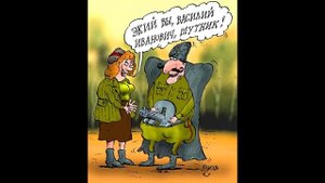 АНЕКДОТ как Чапаев послал Анку на Конкурс красавиц в Париж