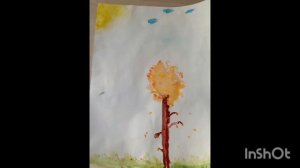 мой рисунок "осенние дерево"