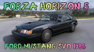 Ford Mustang SVO 1986 год. Играем в Forza Horizon 5.