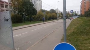 После перекрытия проезда от ул. Крылатские холмы в сторону Крылатской движение парализовано