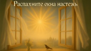 РАСПАХНИТЕ ОКНА НАСТЕЖЬ