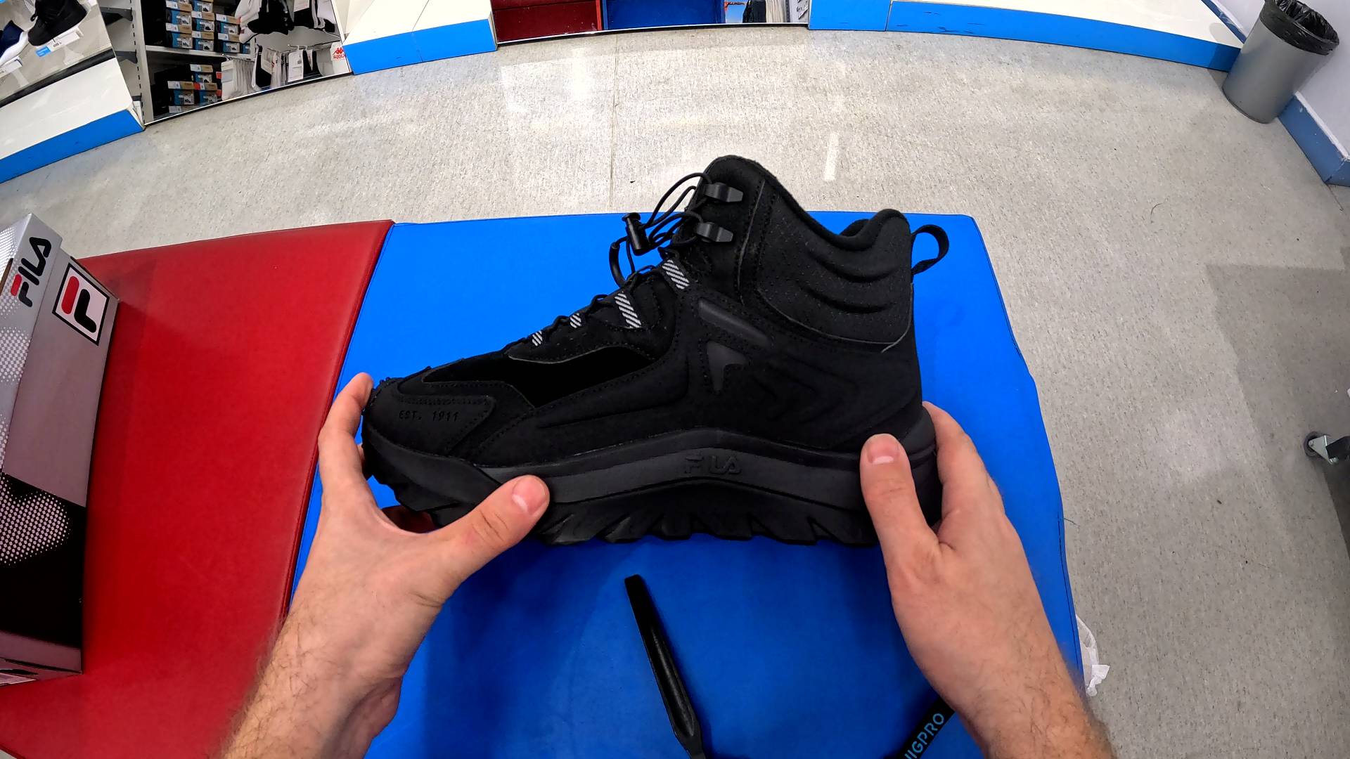 Кроссовки утепленные мужские FILA Bounder ( Зима 2025 )