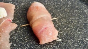 Куриные рулетики с творожным сыром