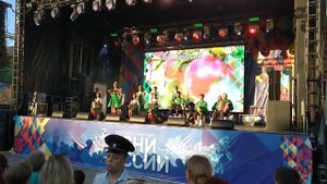 Выступление ансамбля на фестивале – марафоне «Песни России» 2022 год