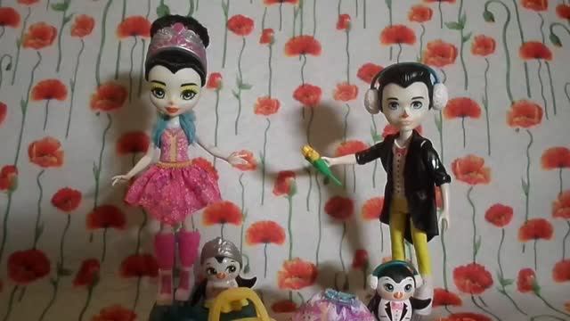 Обзор на набор Пингвинов Энчантималс Танцы на льду Preena Penguin & Patterson Penguin