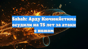 Sabah: Арду Кючюкйетима осудили на 75 лет за атаки с ножом