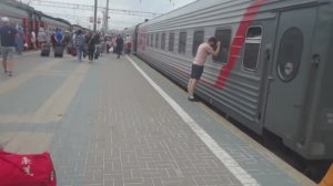 Скорый Поезд  Сидячий Вогон  ТЭП070-0574  Рейс  Москва - Ярославль