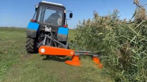 Работа барабанной косилки AR Premium